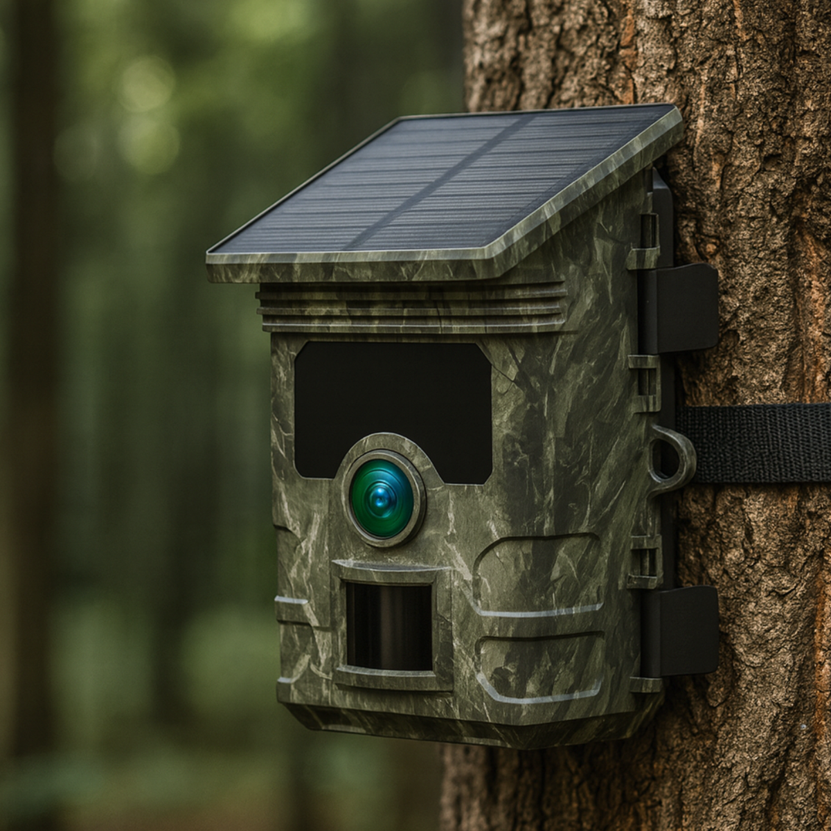 Caméra de chasse Capture 200 – Panneau Solaire & Enregistrement 2K