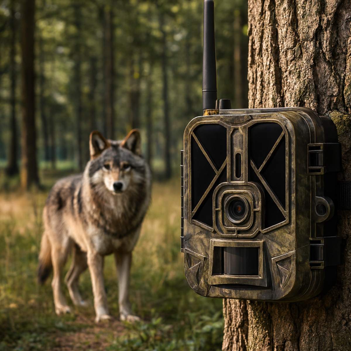 Caméra de chasse 4G Live Pro – Enregistrement 4K & Batterie Rechargeable