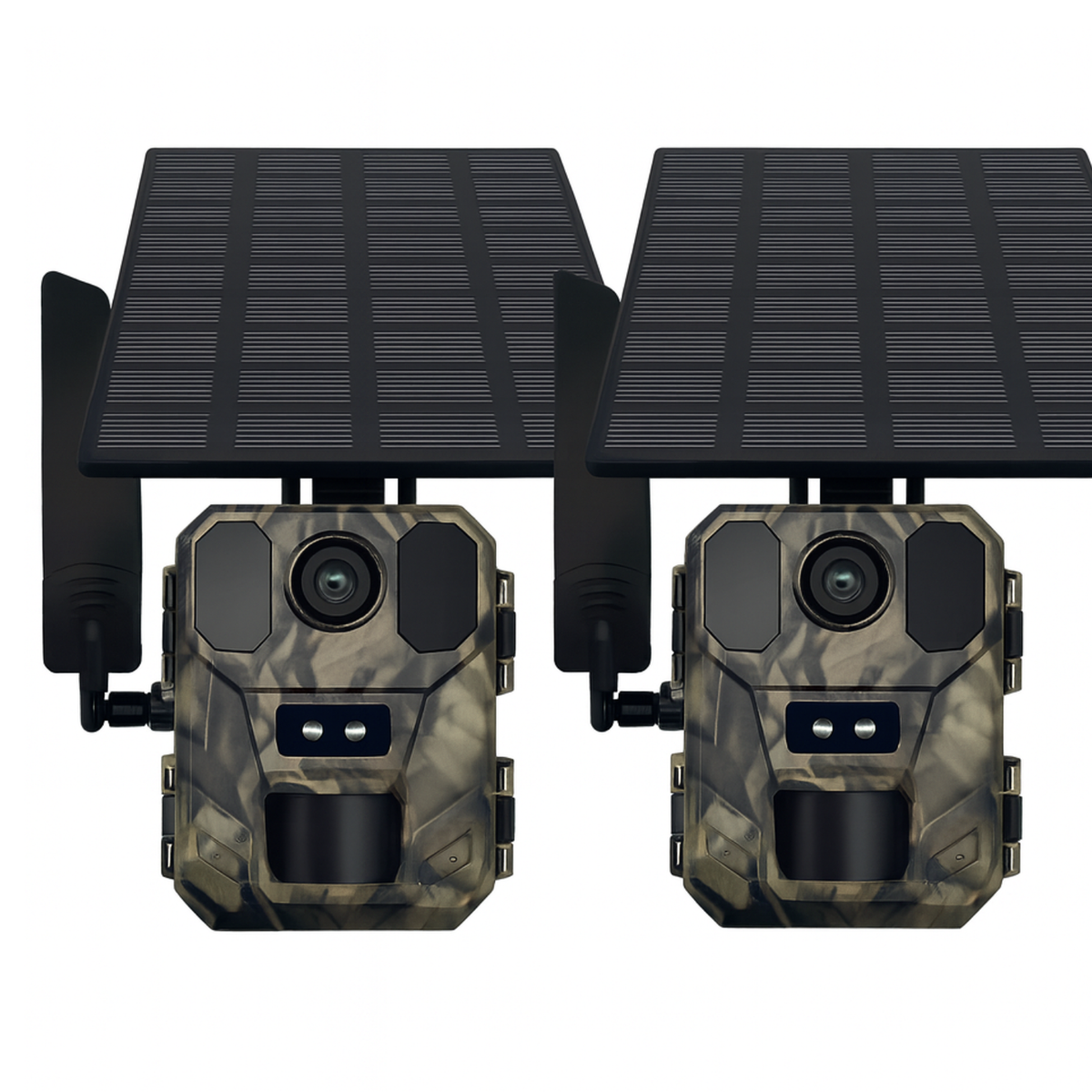 Caméra de chasse 4G Live Mini – Enregistrement 4K & Panneau Solaire