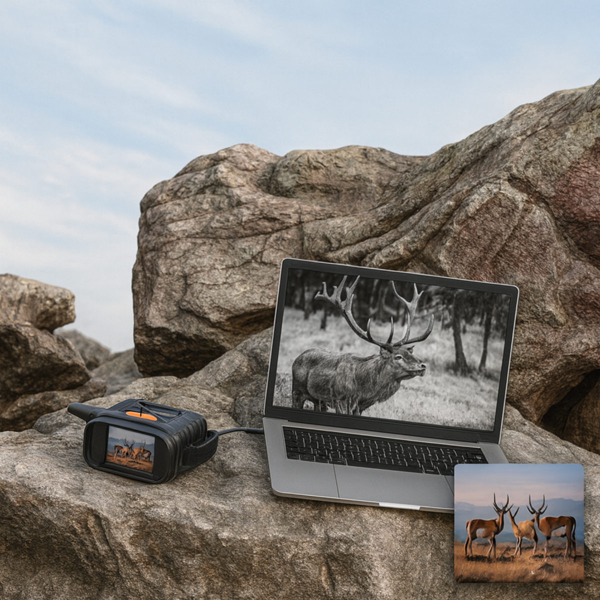 Jumelles de Vision Nocturne Nox-800 – Observation Longue Portée