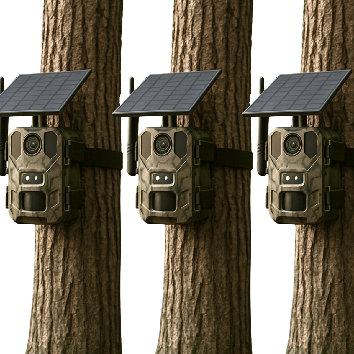 Caméra de chasse 4G Live Mini – Enregistrement 4K & Panneau Solaire