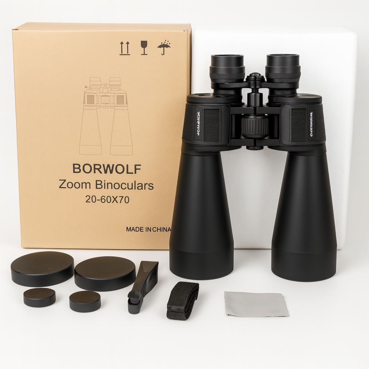 Jumelles 20–60×70 BAK4 FMC – Borwolf Titan 70 Pro