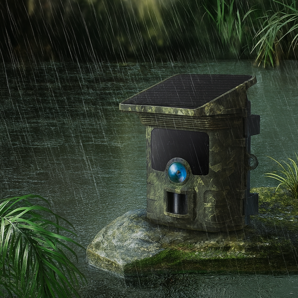 Caméra de chasse Capture 200 – Panneau Solaire & Enregistrement 2K