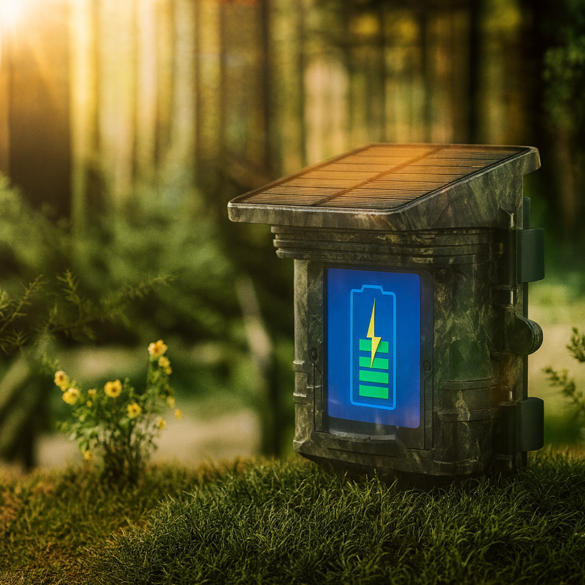 Caméra de chasse Capture 200 – Panneau Solaire & Enregistrement 2K