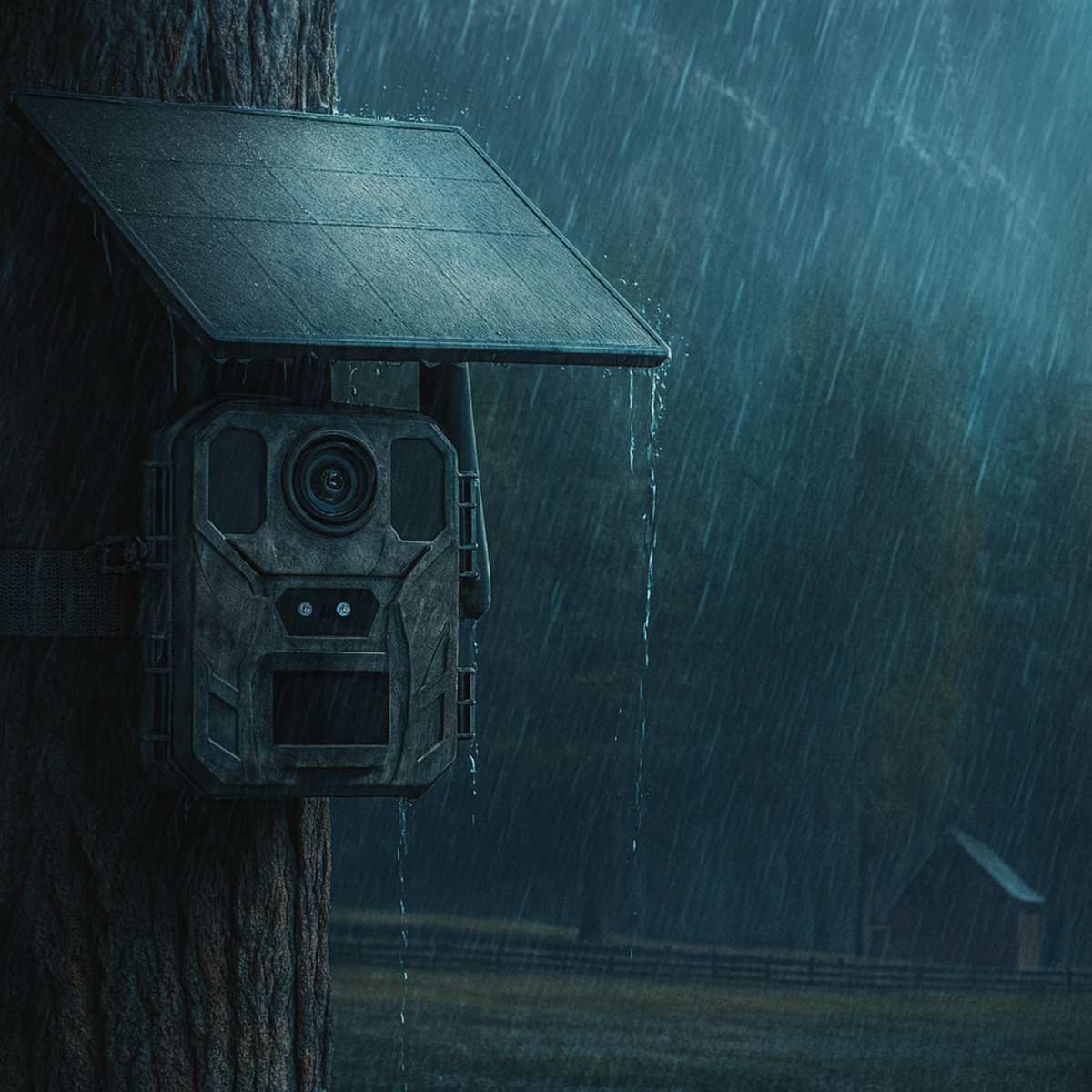 Caméra de chasse 4G Live Mini – Enregistrement 4K & Panneau Solaire