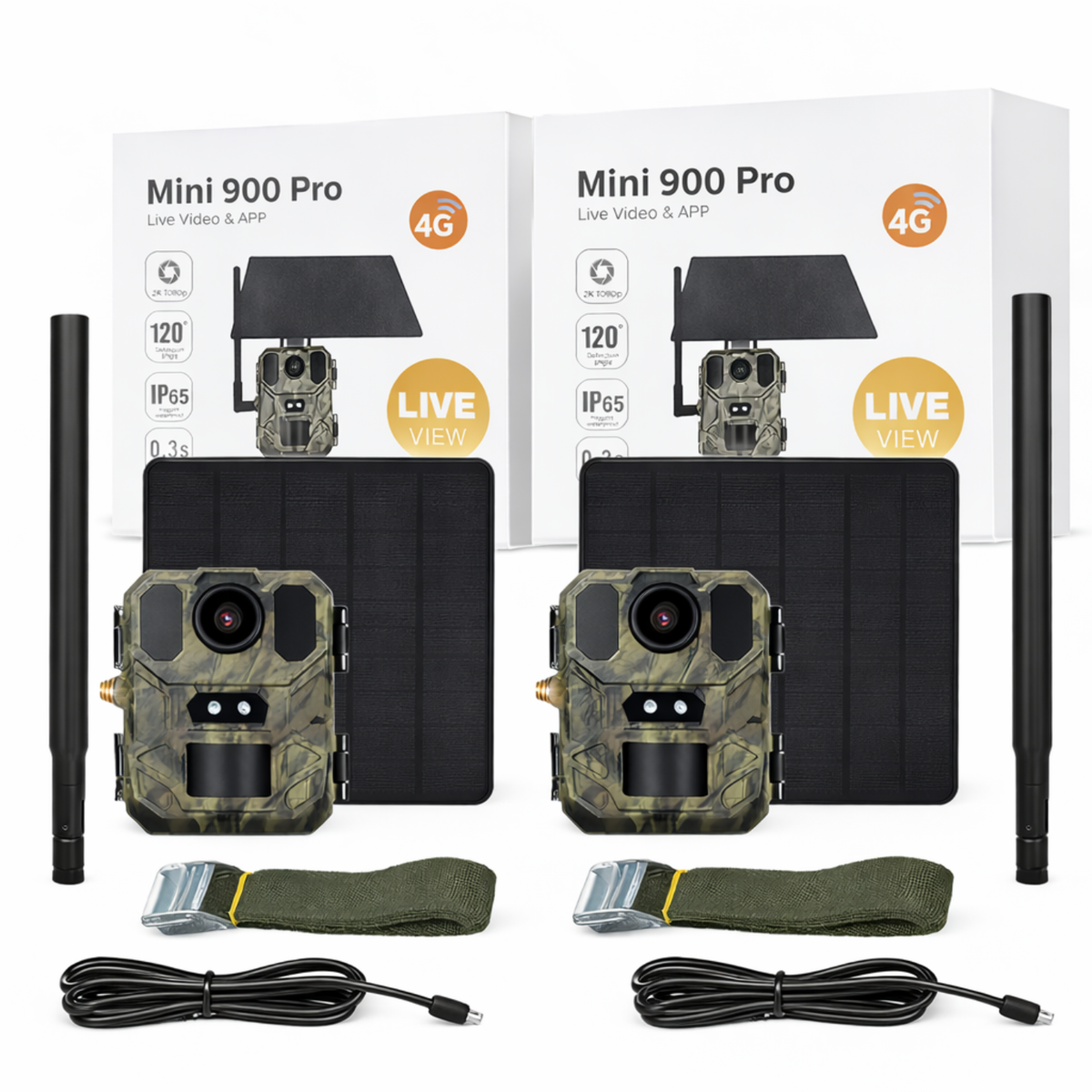 Caméra de chasse 4G solaire – Mini 900 Pro