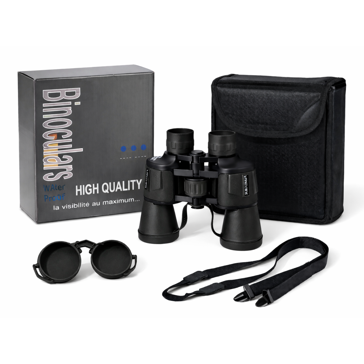 Jumelles 20×50 — Objectif 50 mm