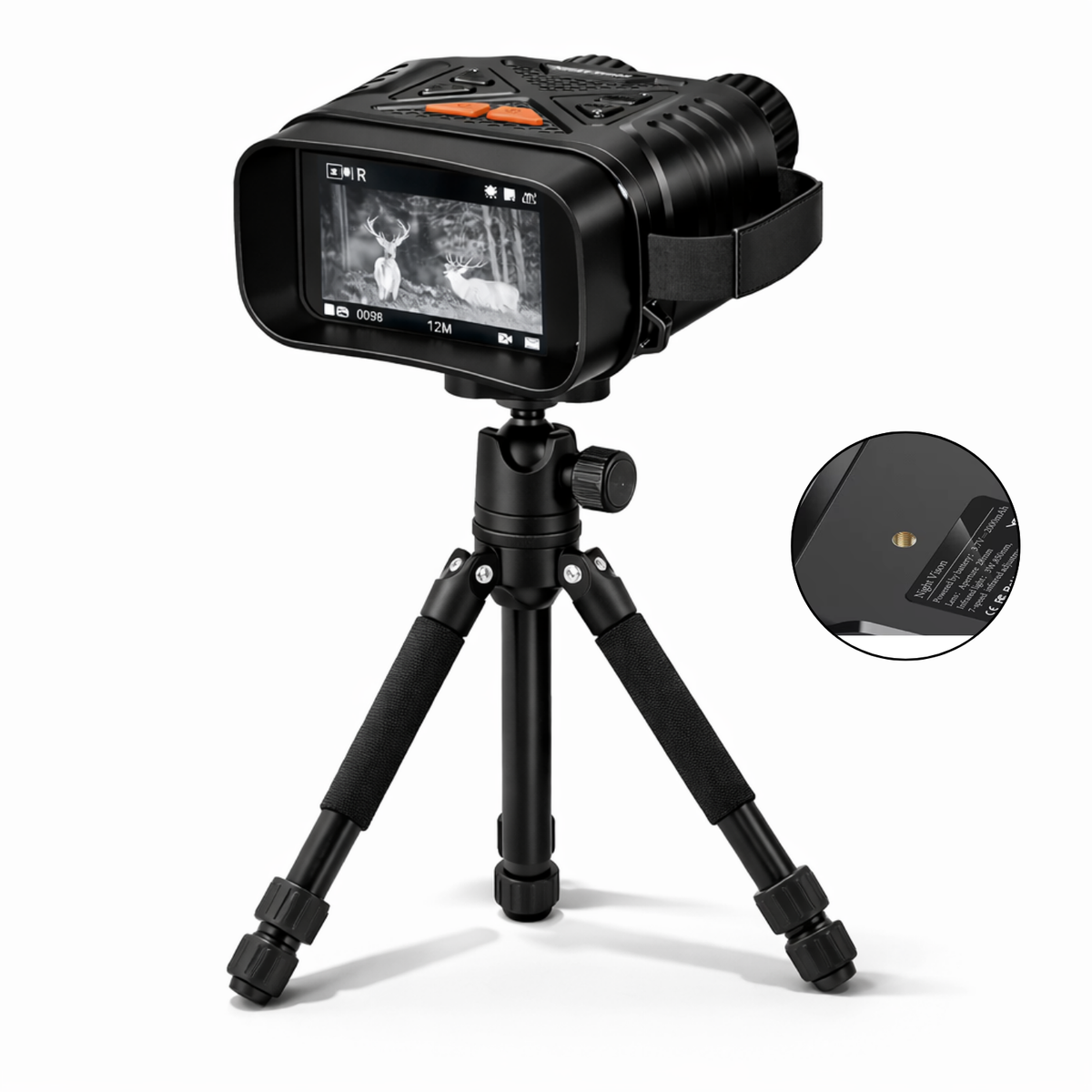 Jumelles de vision nocturne 1080p — Zoom ×8